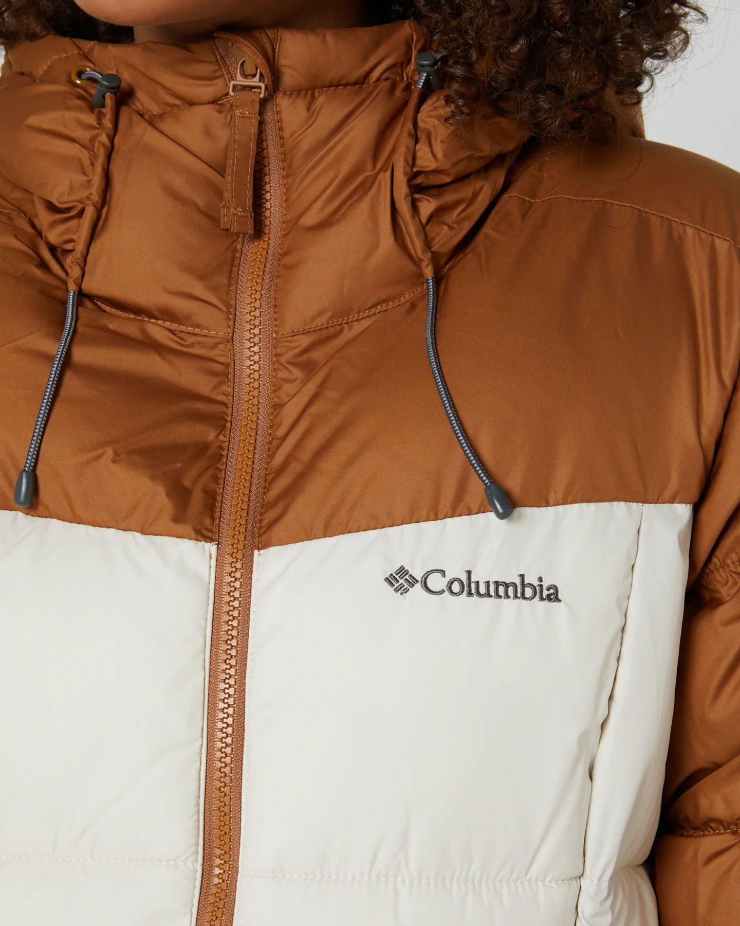 Columbia Pike Lake Ii Insulated Jacket - Camel Brown / Chalk | SurfStitch