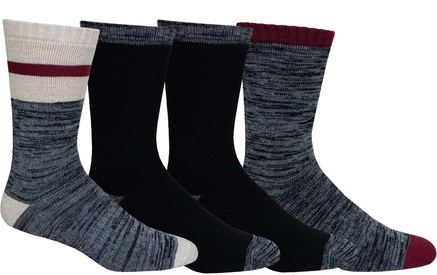 Columbia Sportswear Men's Moisture Control Full Cushion Stripe Crew Socks 3-Pack