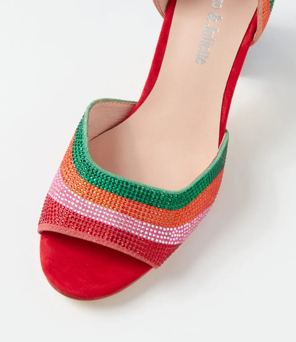 DJANGO & JULIETTE Kalino Bright Multi Sandals