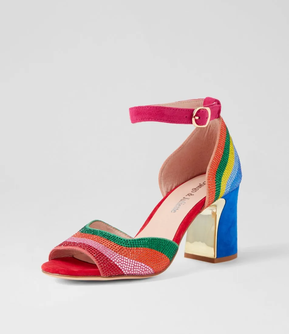 DJANGO & JULIETTE Kalino Bright Multi Sandals