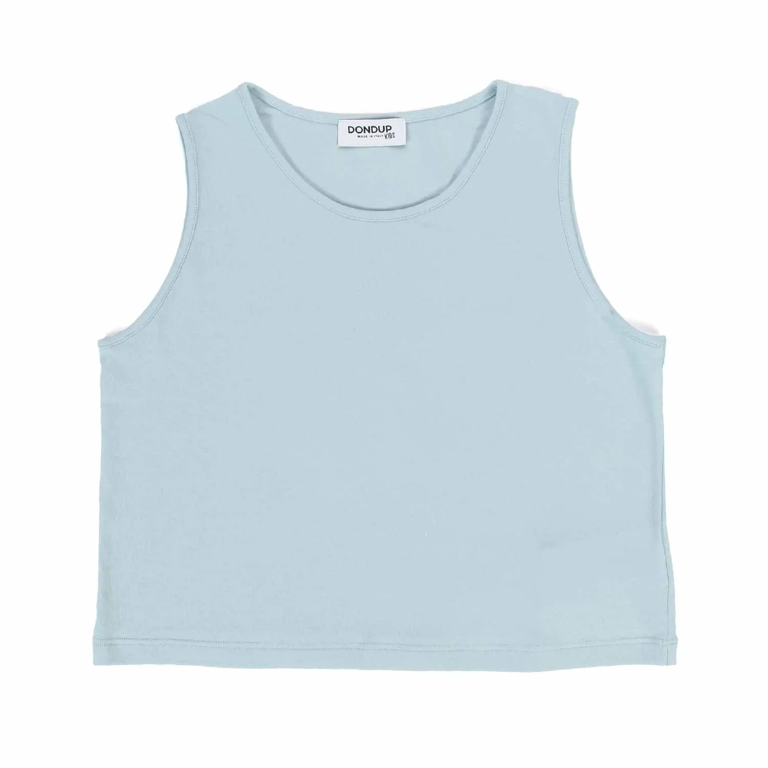 Dondup Light Blue Perforated Pullover With Tank Top