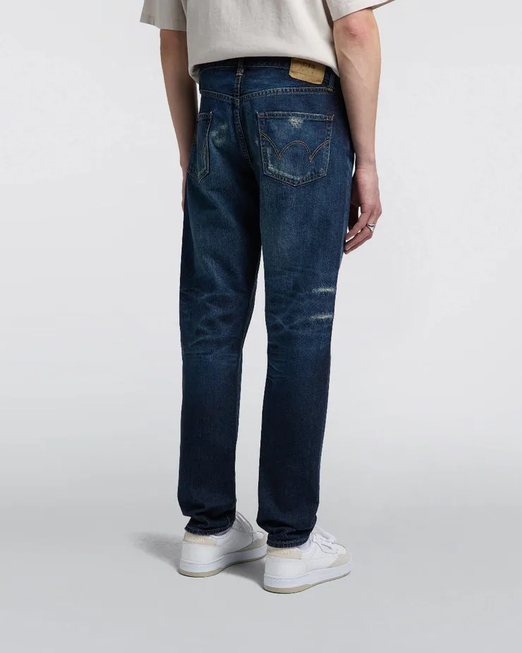 Edwin Made In Japan Regular Tapered Mens Jeans - 12.6oz Kaihara Yoshiko Left Hand Denim / Blue Remake