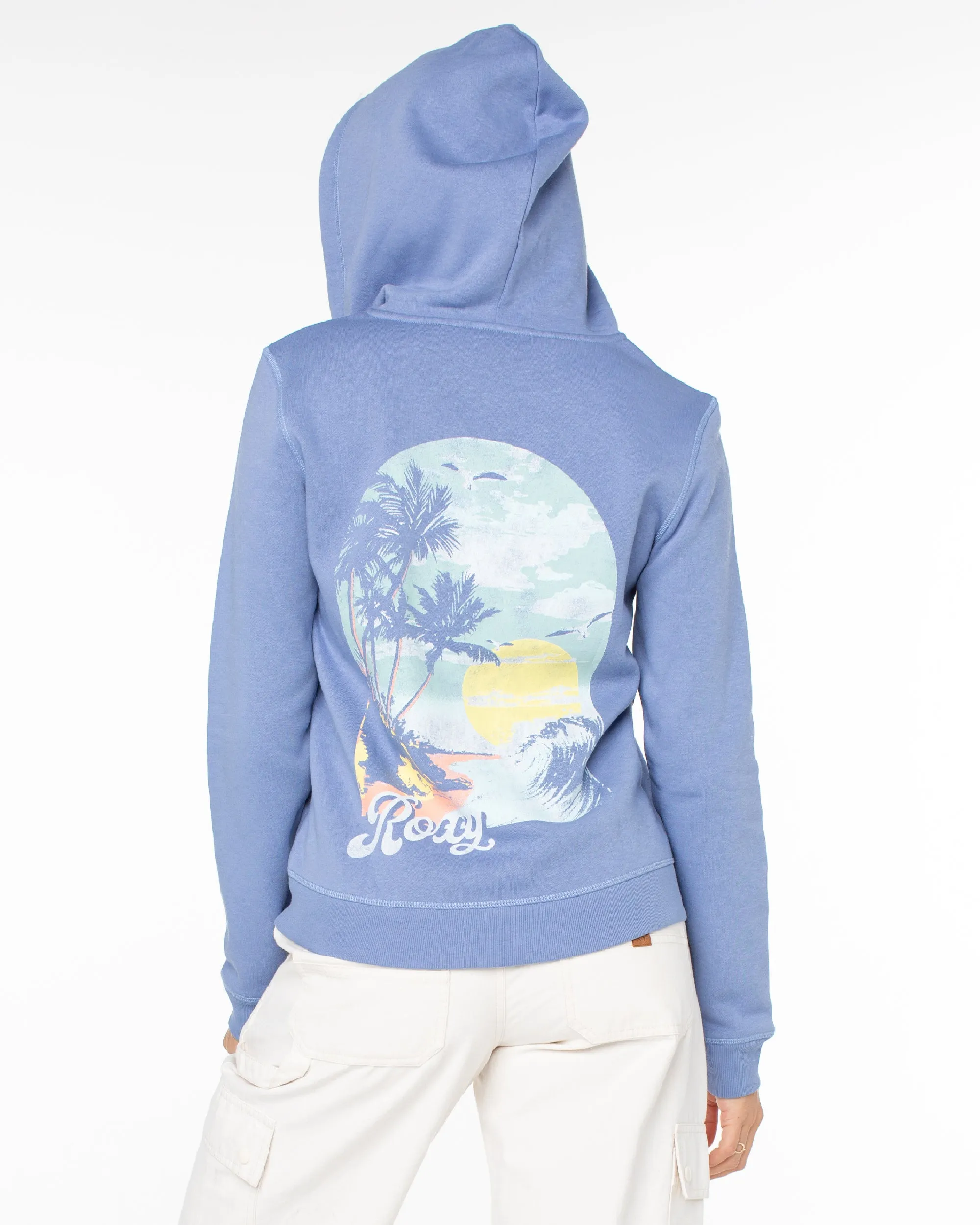 Evening Hike Zip Up Hoodie - Infinity Blue