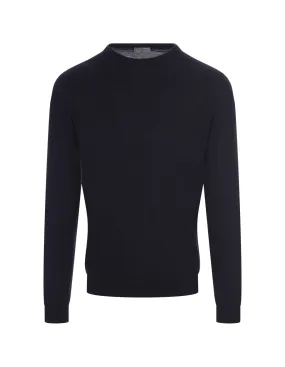 FEDELI Night Blue Cashmere Arg. Millionaire Pullover