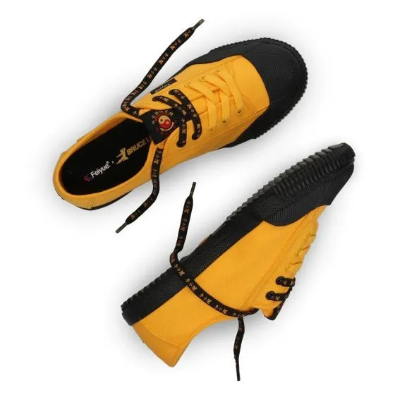 Feiyue x Bruce Lee 1920 Canvas Trainers - Yellow/Black