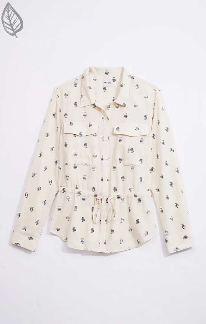 FINAL SALE NIC+ZOE S241609 Constellation Shirt Jacket