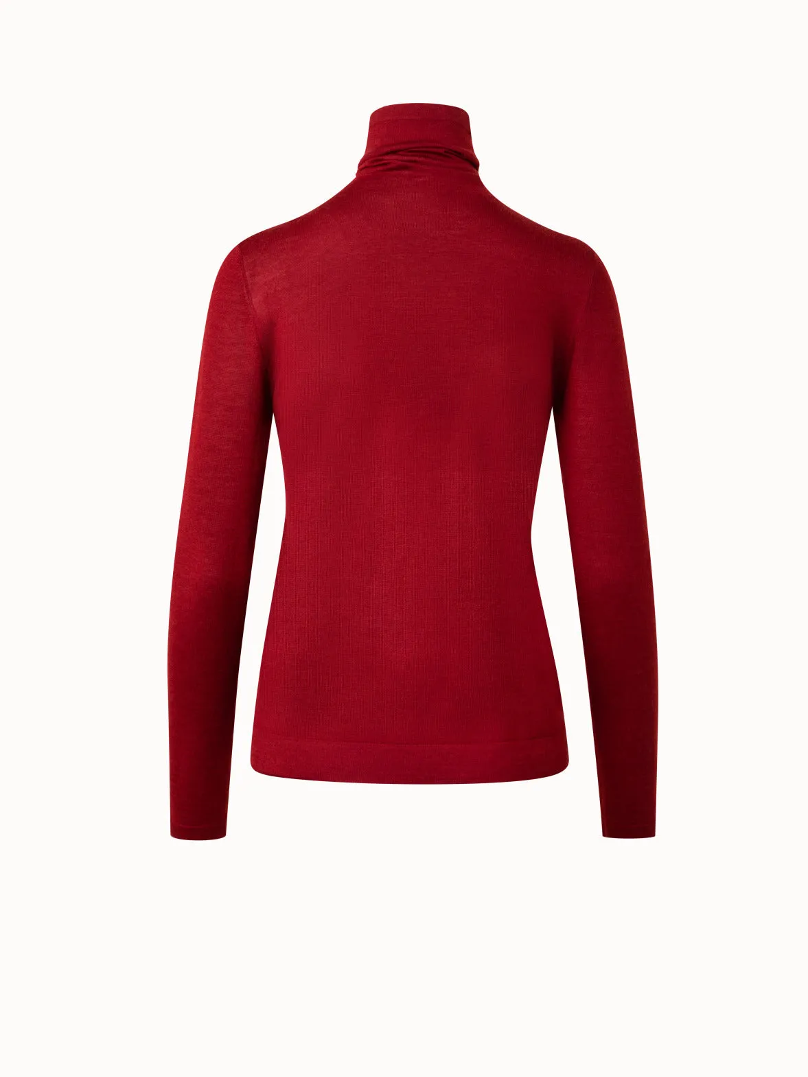 Fine Gauge Cashmere Silk Knit Pullover