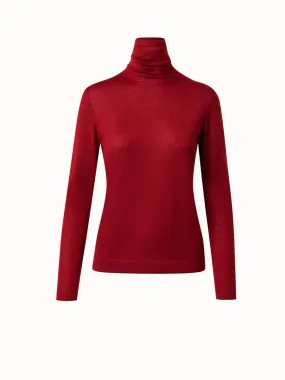 Fine Gauge Cashmere Silk Knit Pullover