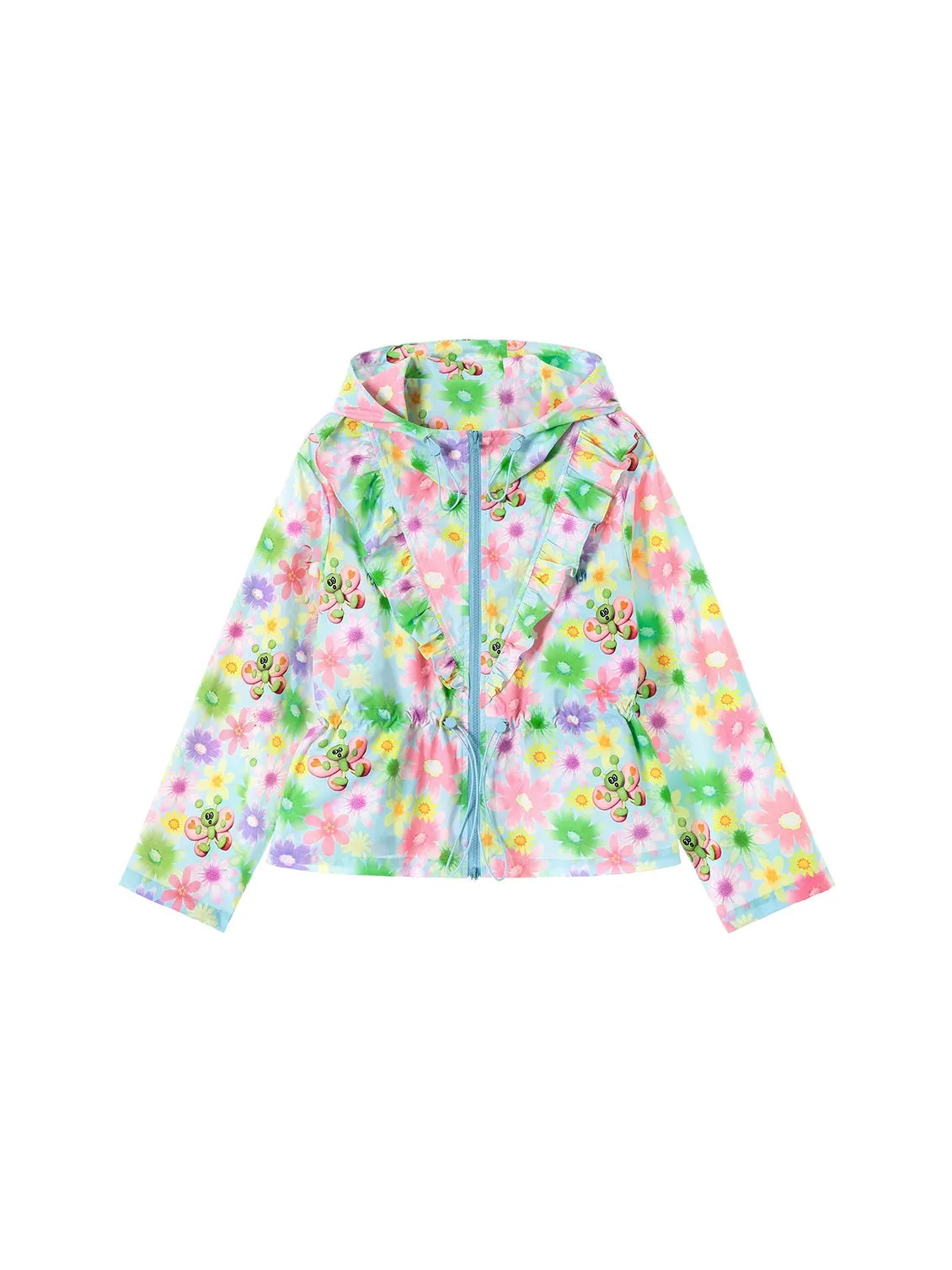 Floral Print UPF50+ UV Protection Jacket