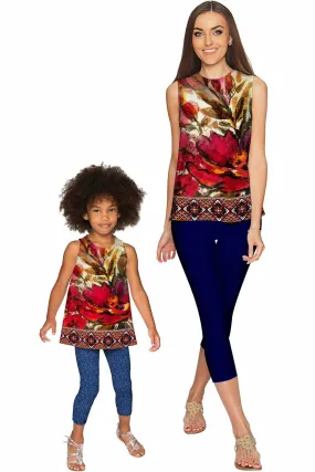 Free Spirit Emily Sleeveless Dressy Top - Mommy & Me