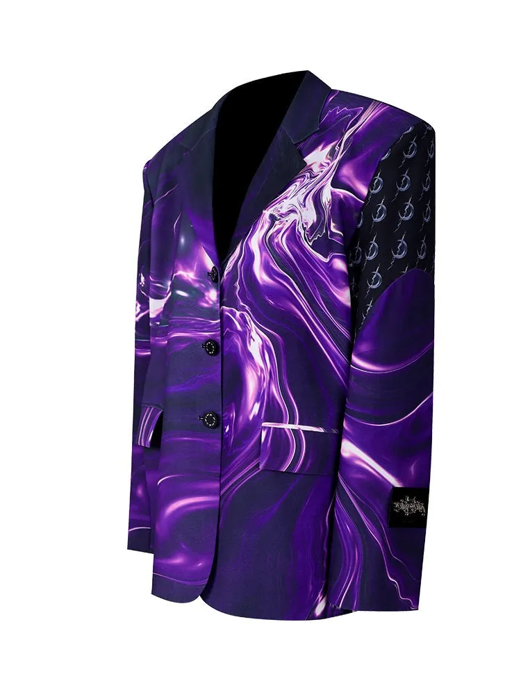 Galaxy Print OverSize Jacket