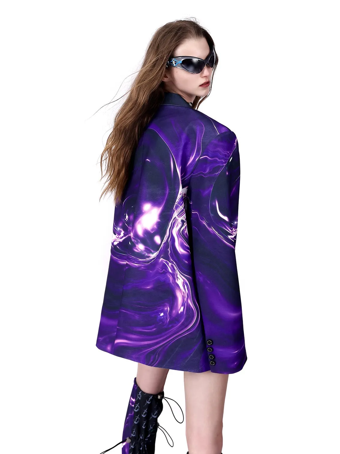 Galaxy Print OverSize Jacket