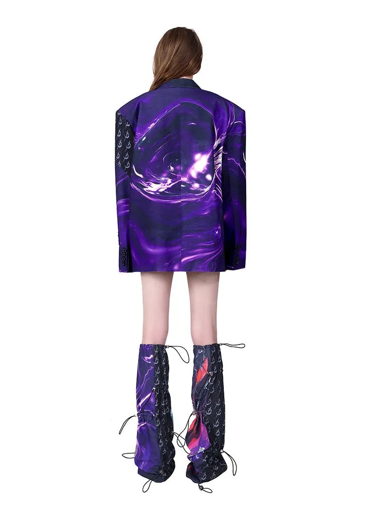 Galaxy Print OverSize Jacket