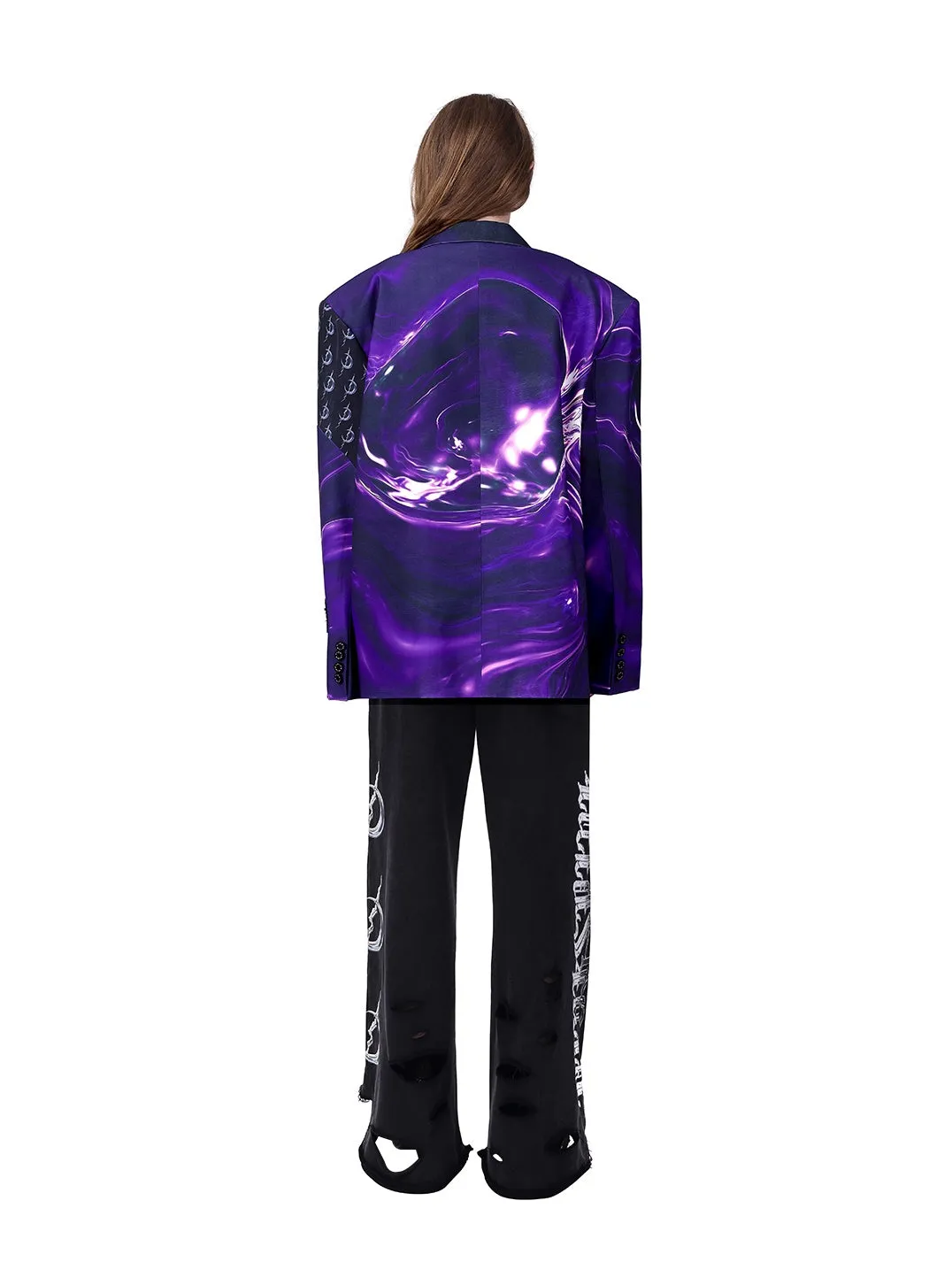 Galaxy Print OverSize Jacket