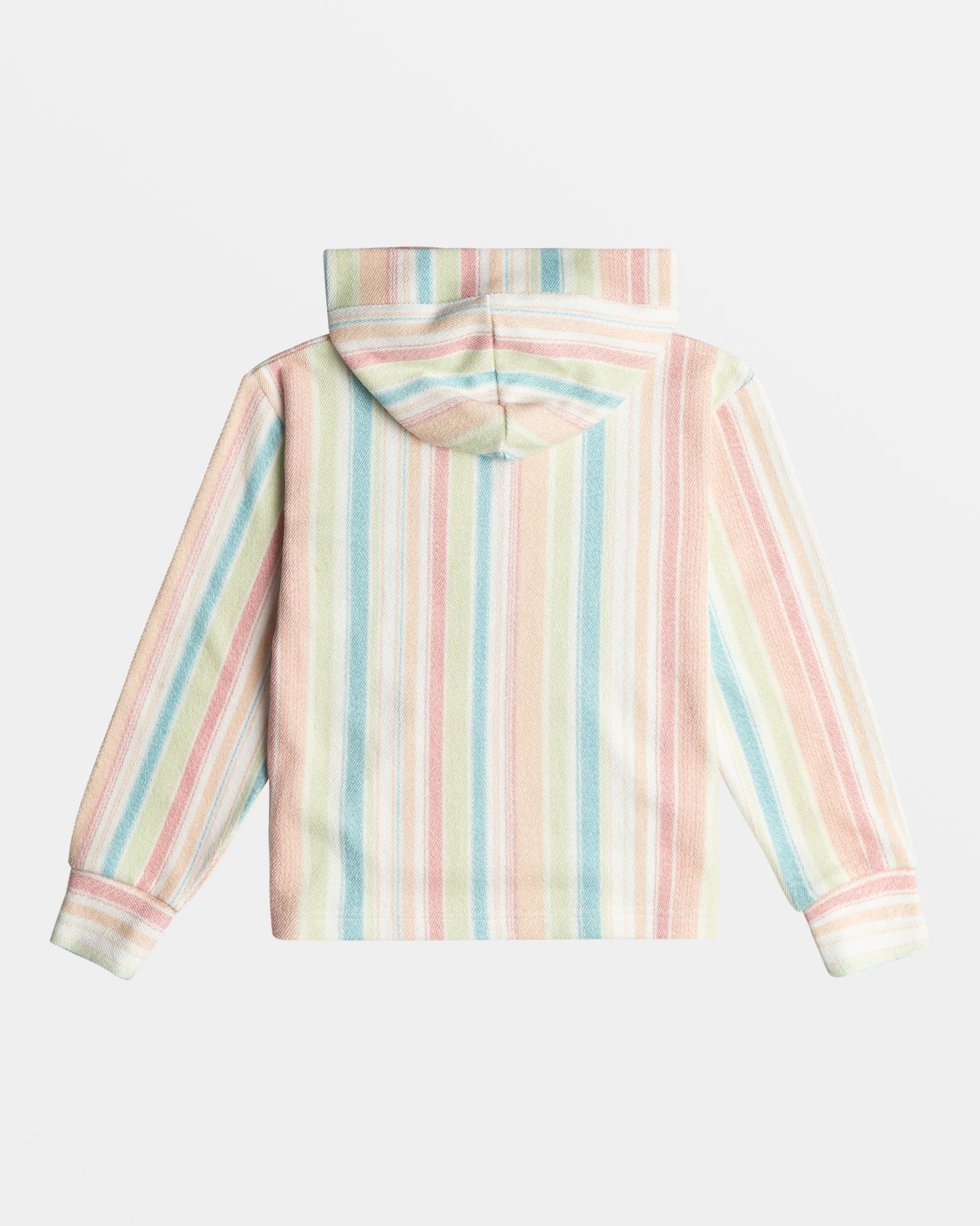 Girls 4-16 Feels Like Summer Hoodie - White Salty Stripe