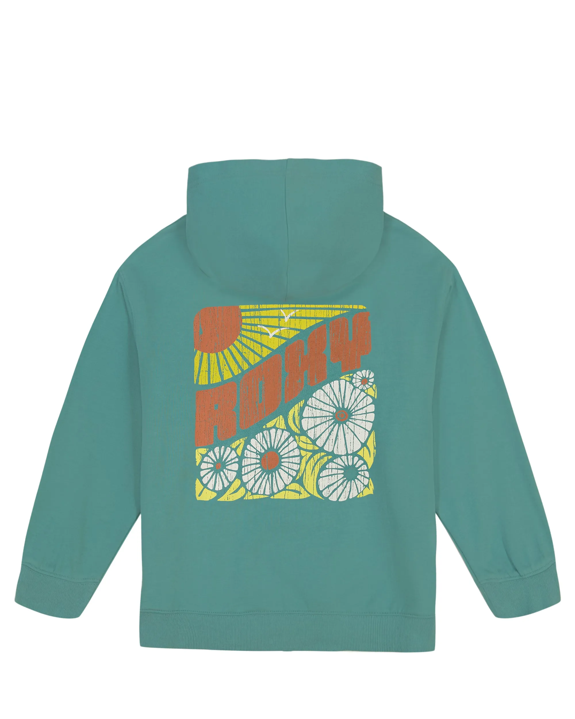 Girls 7-16 Block Floral Oversized Hoodie