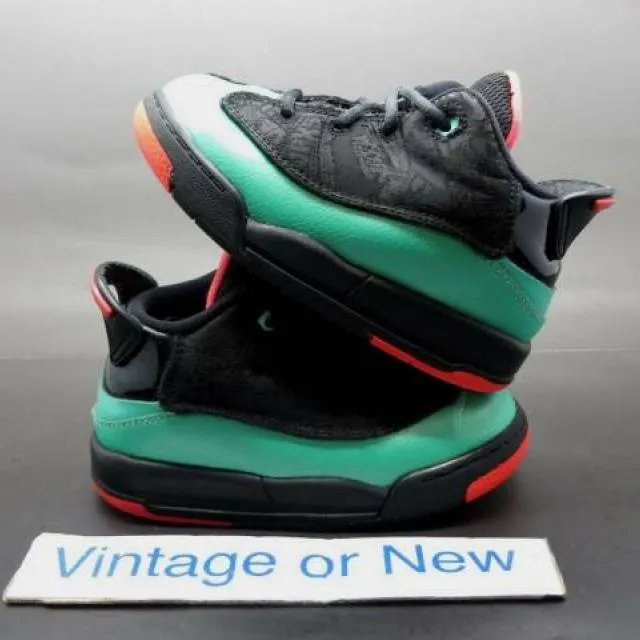 Girls nike air jordan dub-zero black infrared 23 verde green gt 2015 sz 7c