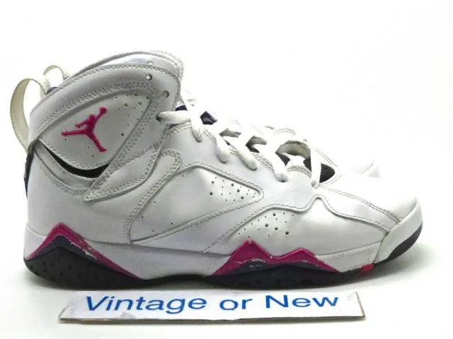 Girls nike air jordan vii 7 fireberry retro gs 2012 sz 7y