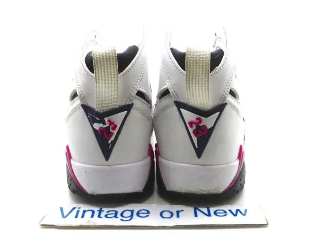 Girls nike air jordan vii 7 fireberry retro gs 2012 sz 7y