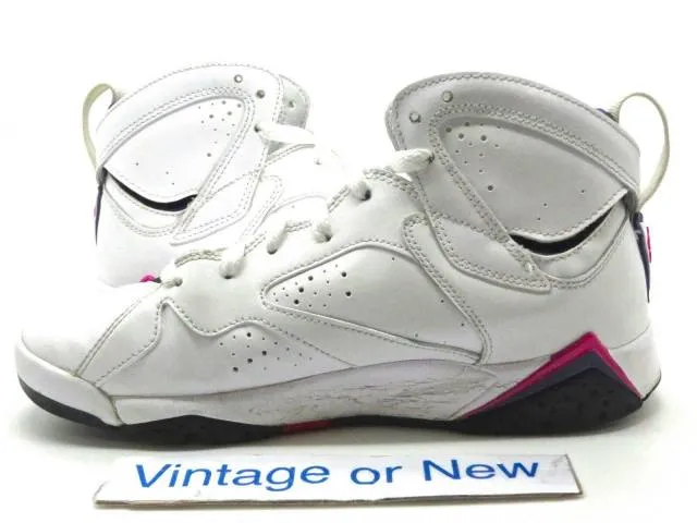 Girls nike air jordan vii 7 fireberry retro gs 2012 sz 7y