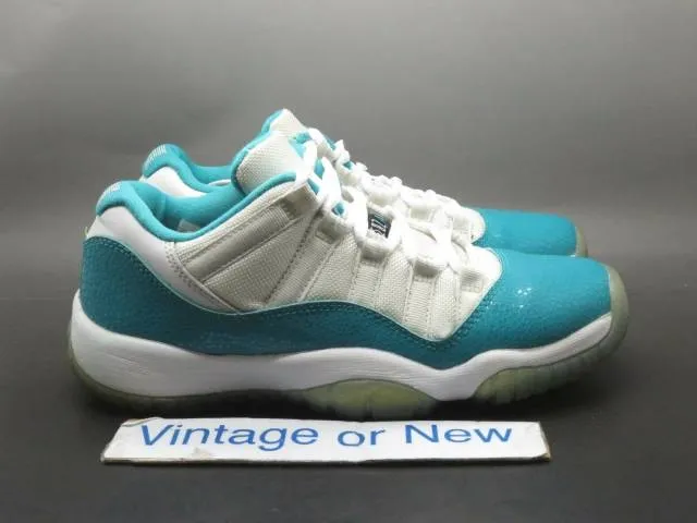 Girls' nike air jordan xi 11 low aqua turbo green retro gg 2014 sz 4.5y