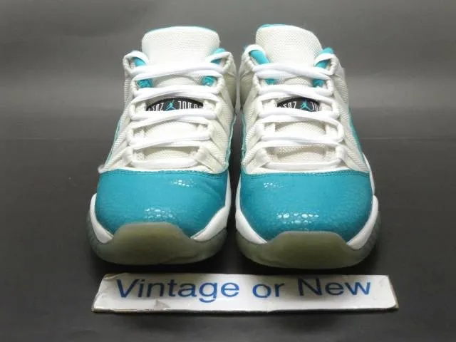 Girls' nike air jordan xi 11 low aqua turbo green retro gg 2014 sz 4.5y