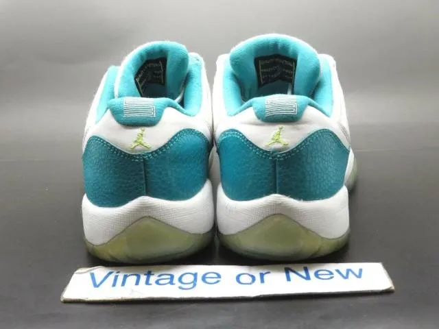 Girls' nike air jordan xi 11 low aqua turbo green retro gg 2014 sz 4.5y