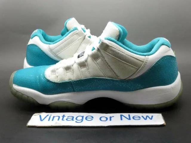 Girls' nike air jordan xi 11 low aqua turbo green retro gg 2014 sz 4.5y