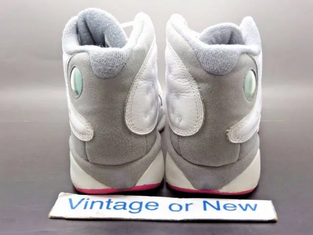 Girls' nike air jordan xiii 13 white spark stealth retro gs 2011 sz 6.5y