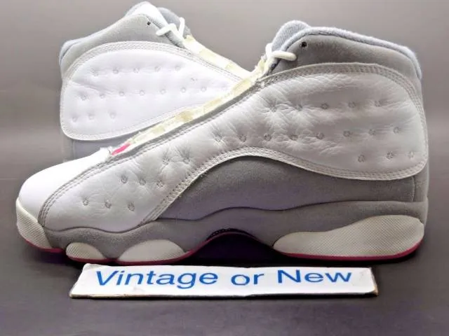 Girls' nike air jordan xiii 13 white spark stealth retro gs 2011 sz 6.5y