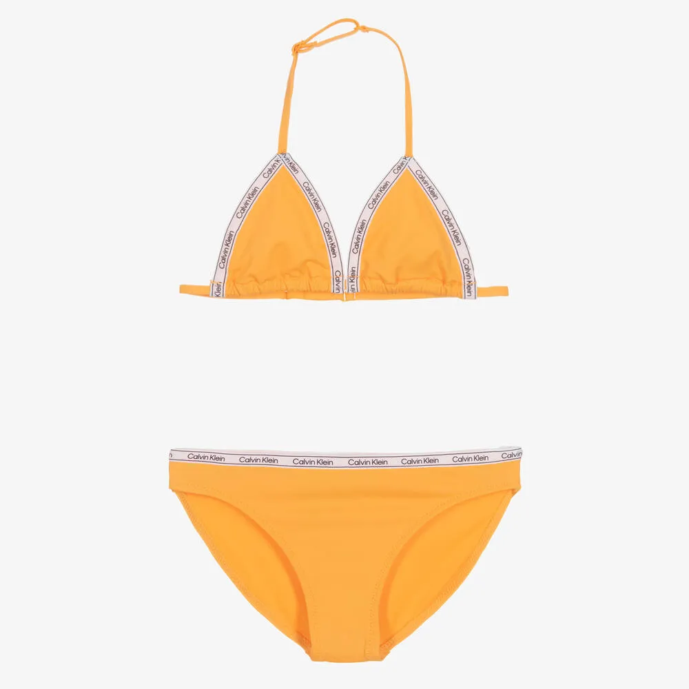 Girls Orange Bikini