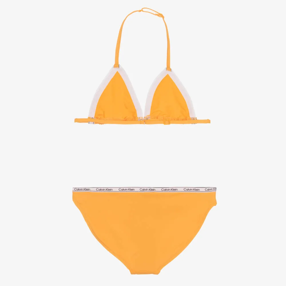 Girls Orange Bikini