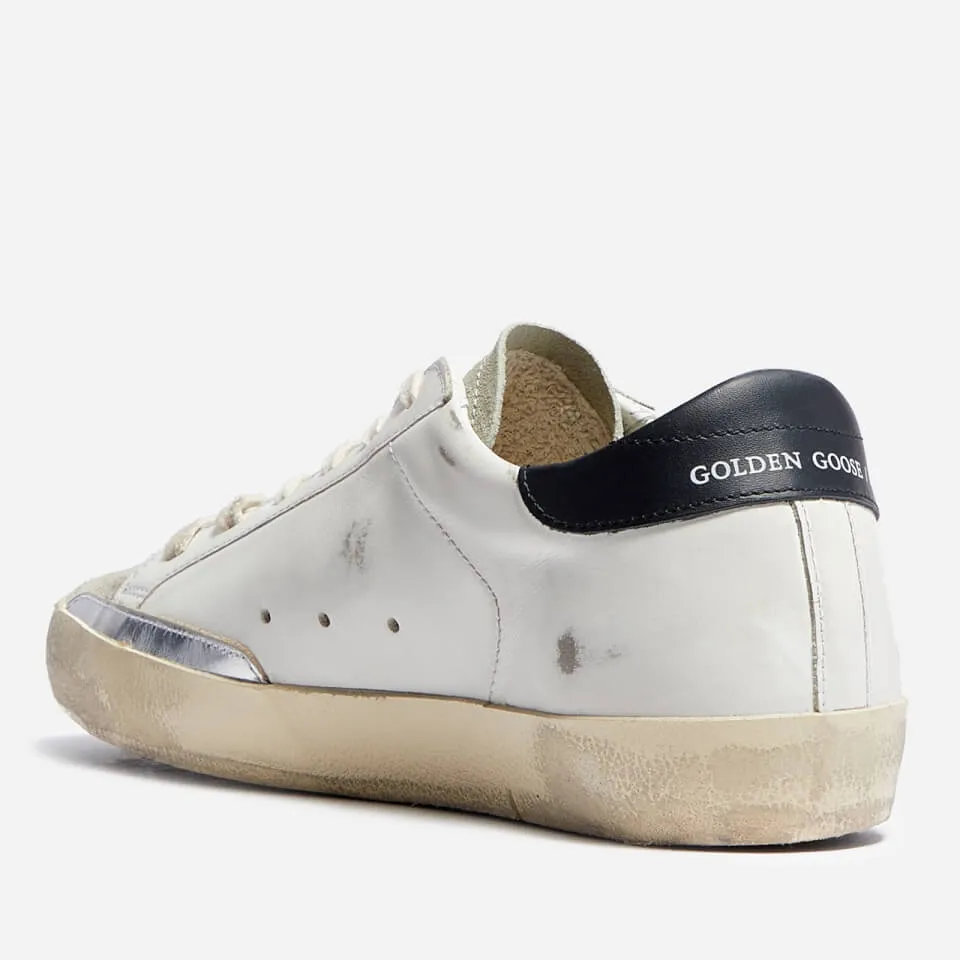 Golden Goose Superstar Leather and Suede Trainers - UK 7 | Coggles