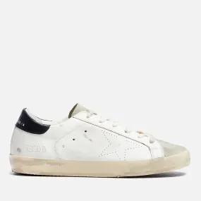 Golden Goose Superstar Leather and Suede Trainers - UK 7 | Coggles