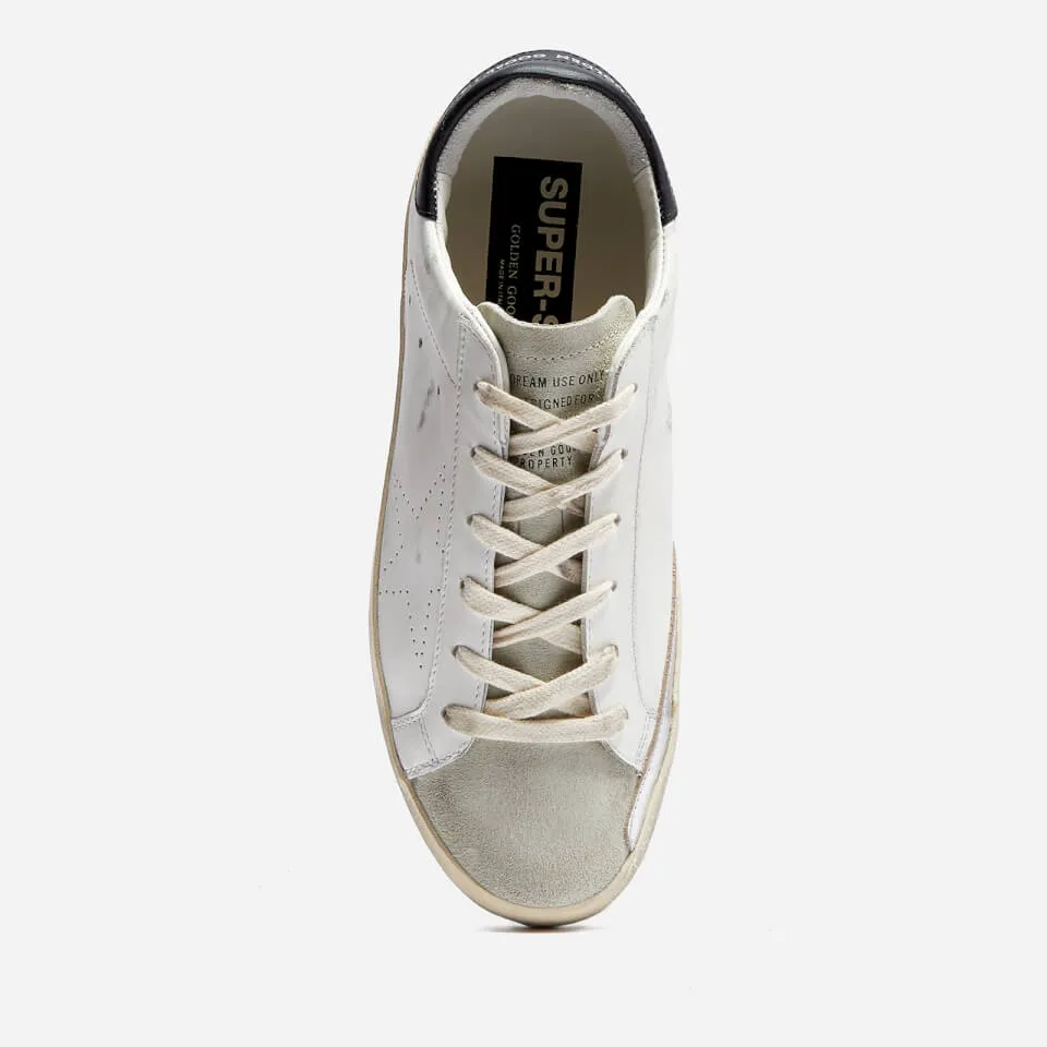 Golden Goose Superstar Leather and Suede Trainers - UK 7 | Coggles