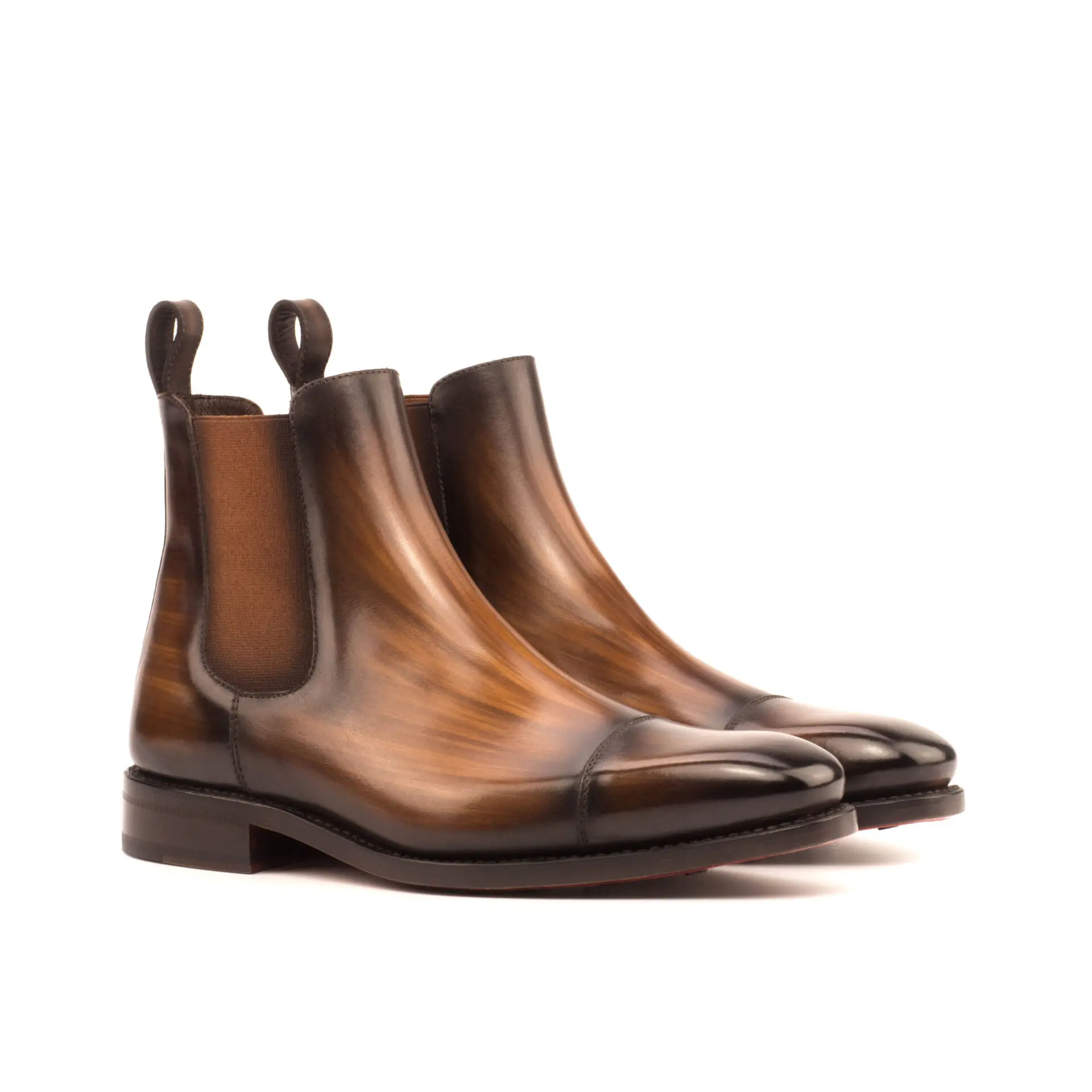 --Hand Made Patina Chelsea Boot Classic-