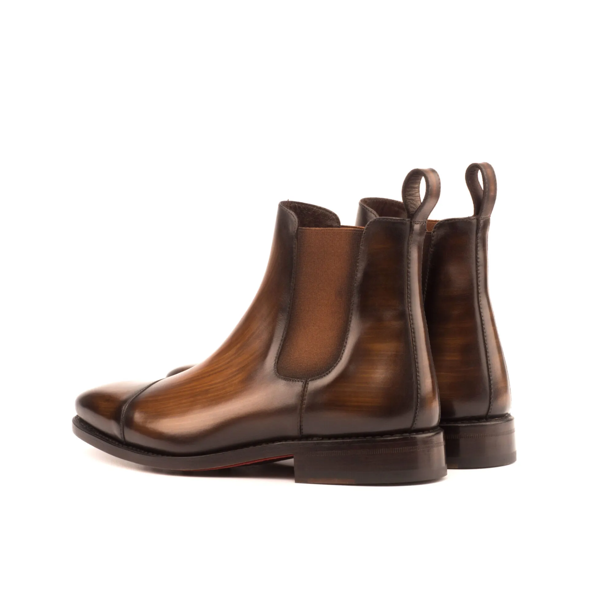 --Hand Made Patina Chelsea Boot Classic-