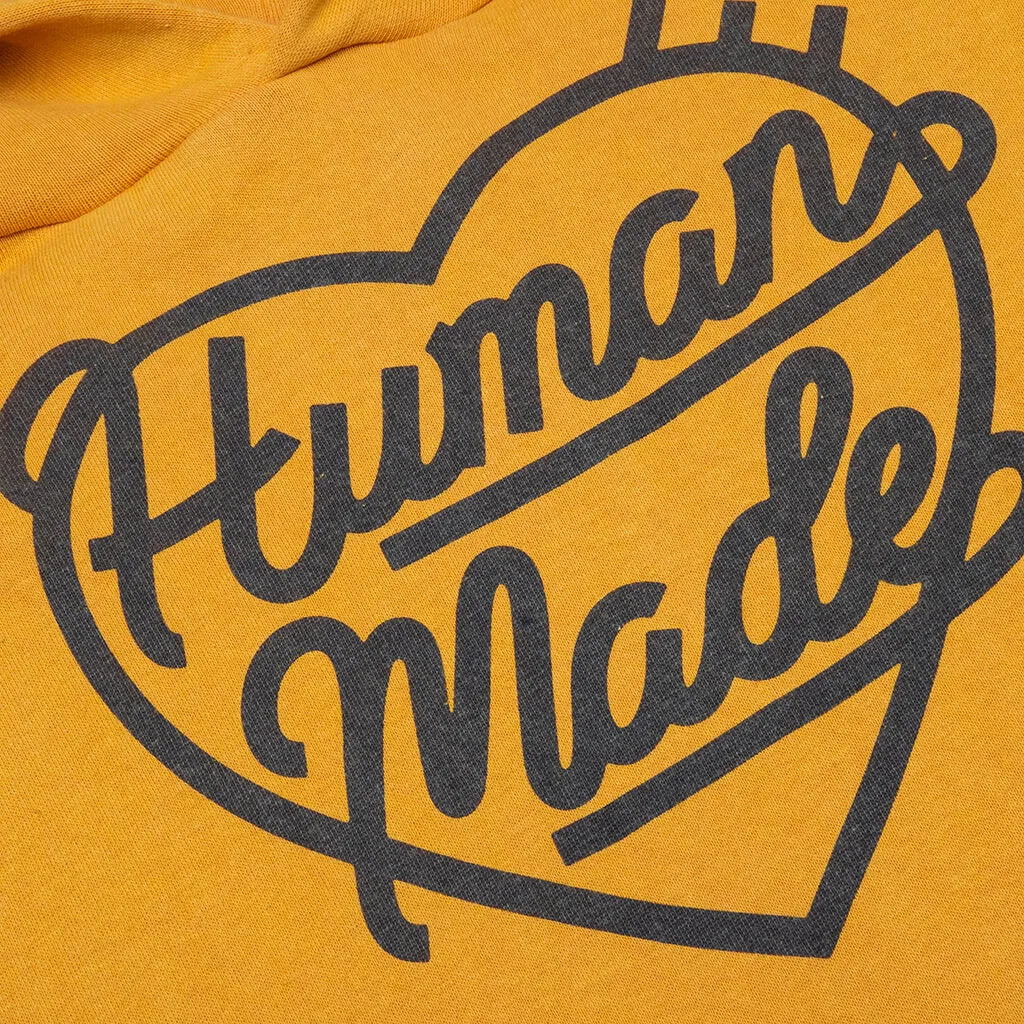 Heart Tsuriami Hoodie - Yellow