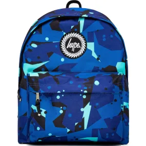 Hype 18L Backpack - Blue Geo Camo