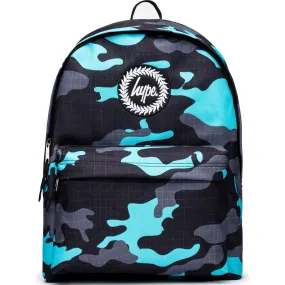 Hype Camo 18L Backpack - Teal/Black