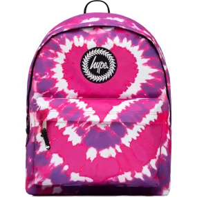 Hype Heart Hippy Backpack - Pink/Tie Dye