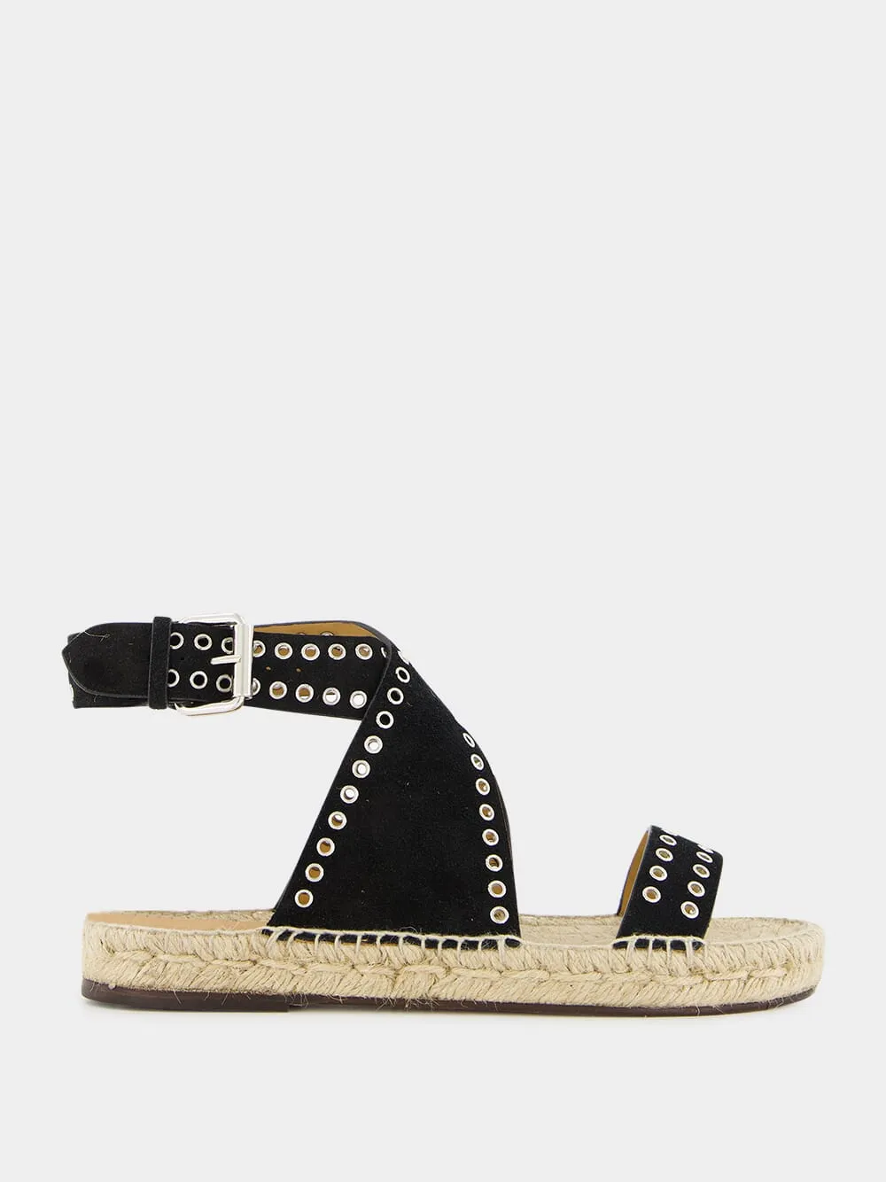 Illya Studded Suede Sandals