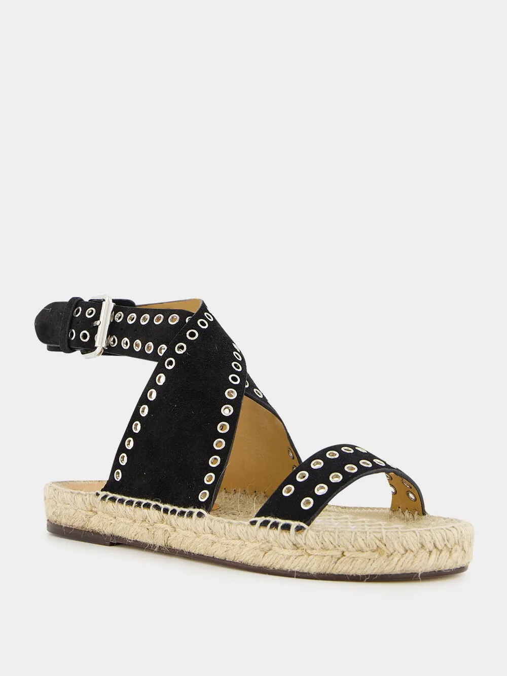 Illya Studded Suede Sandals