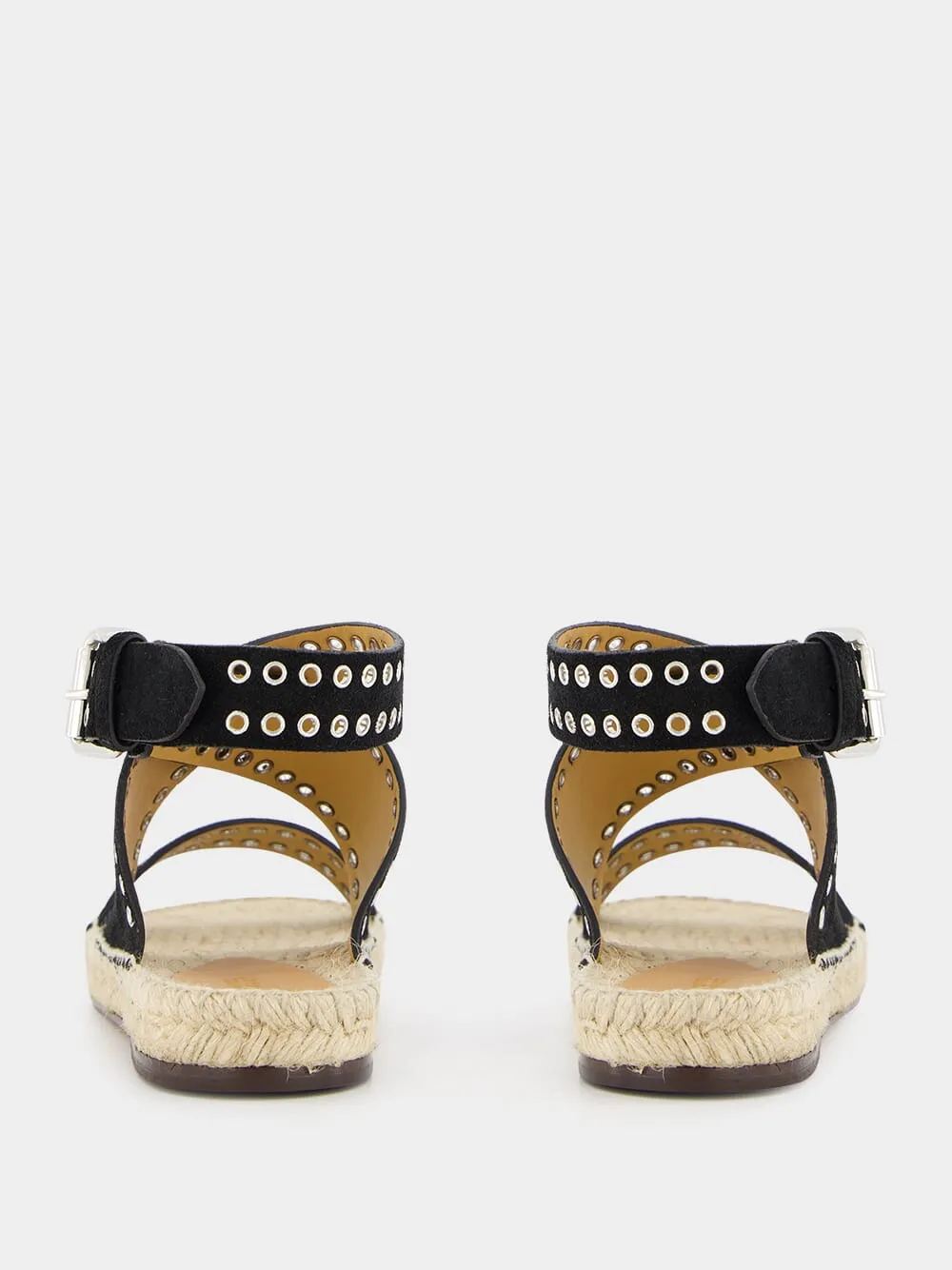 Illya Studded Suede Sandals