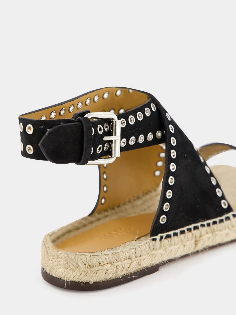 Illya Studded Suede Sandals