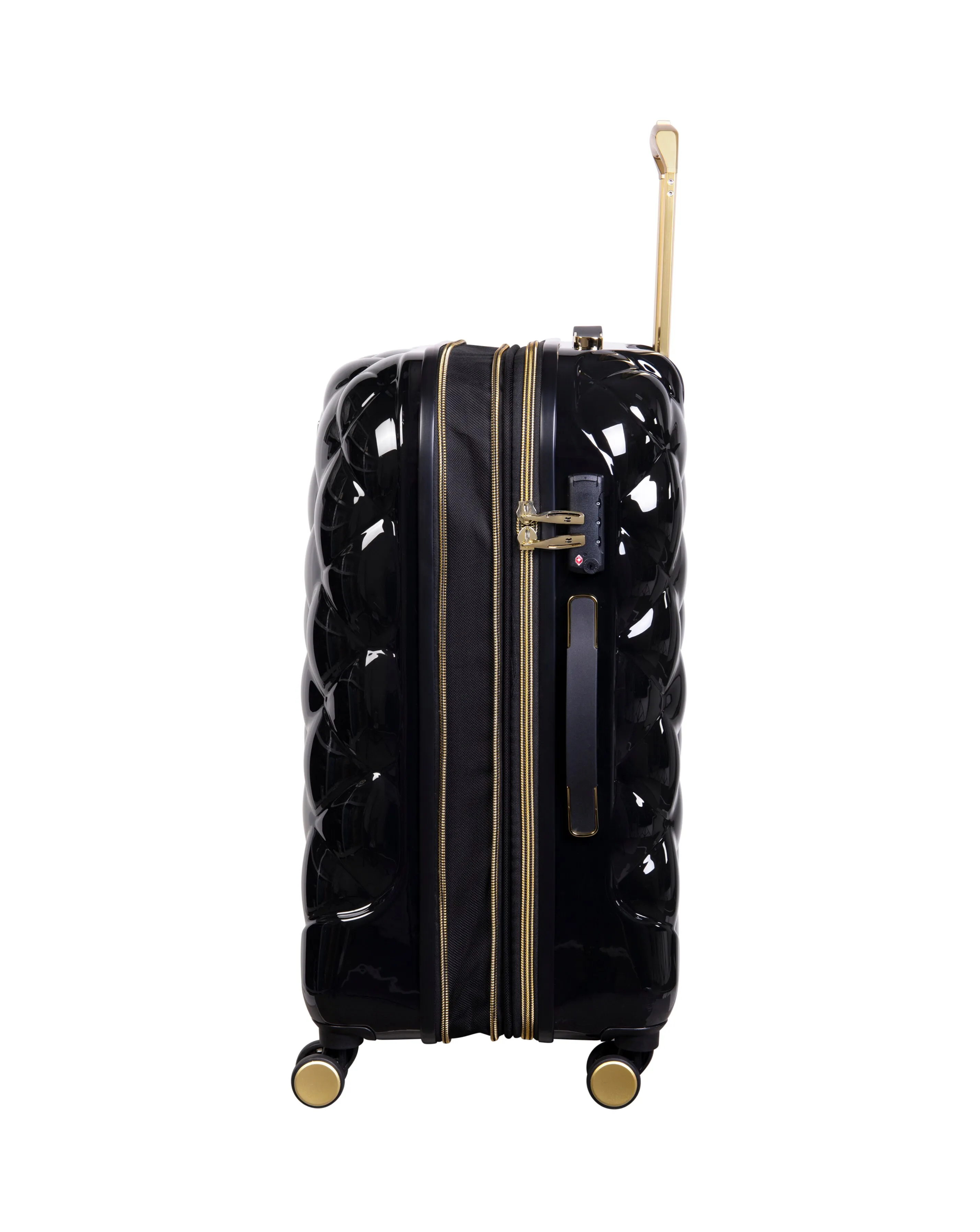 IT Luggage St Tropez Trois Black 3pc Suitcase Set with TSA Lock | Simply Be