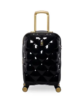 IT Luggage St Tropez Trois Black Cabin Suitcase with TSA Lock | Simply Be