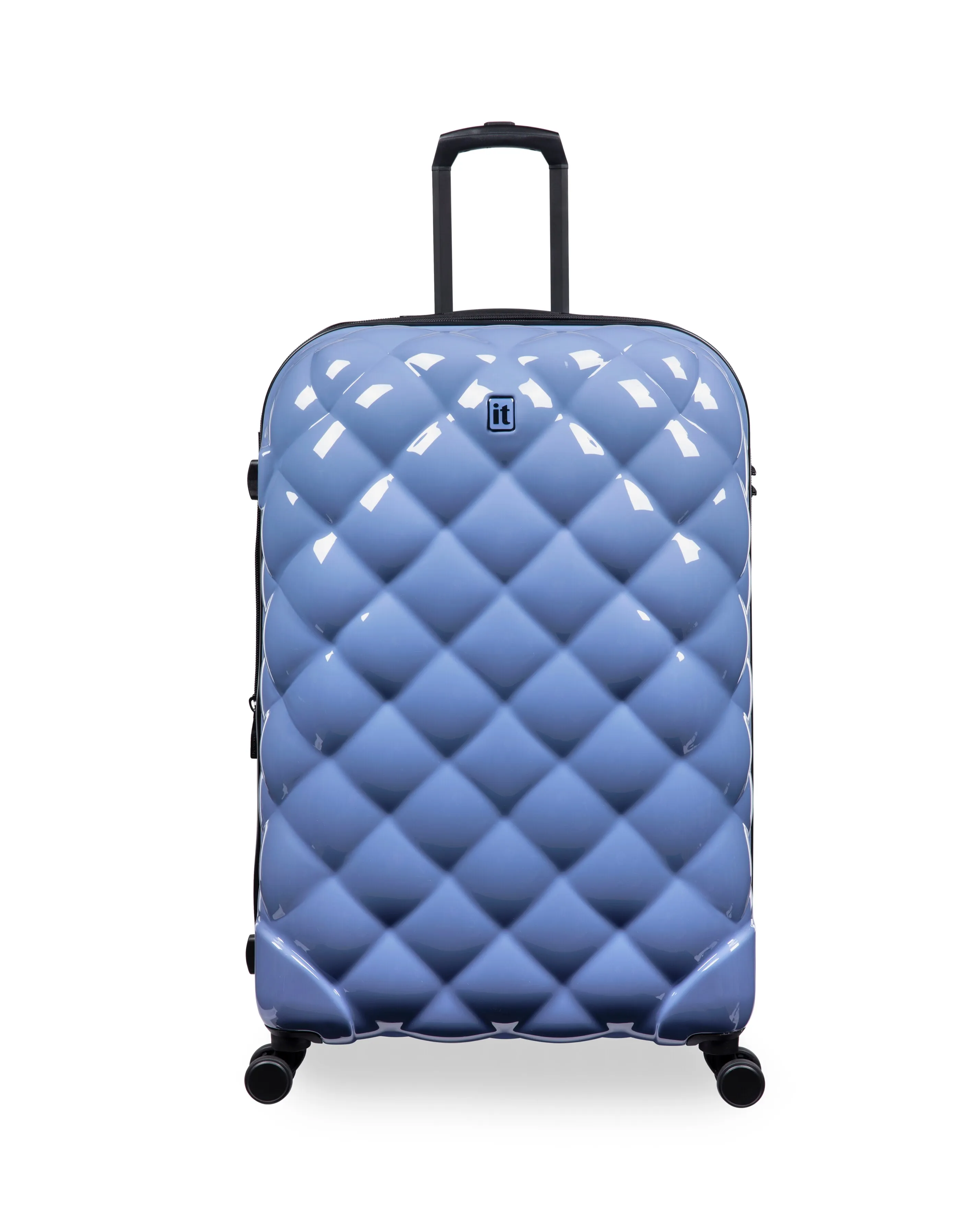 IT Luggage St Tropez Trois Elemental Blue Large Suitcase with TSA Lock | Simply Be