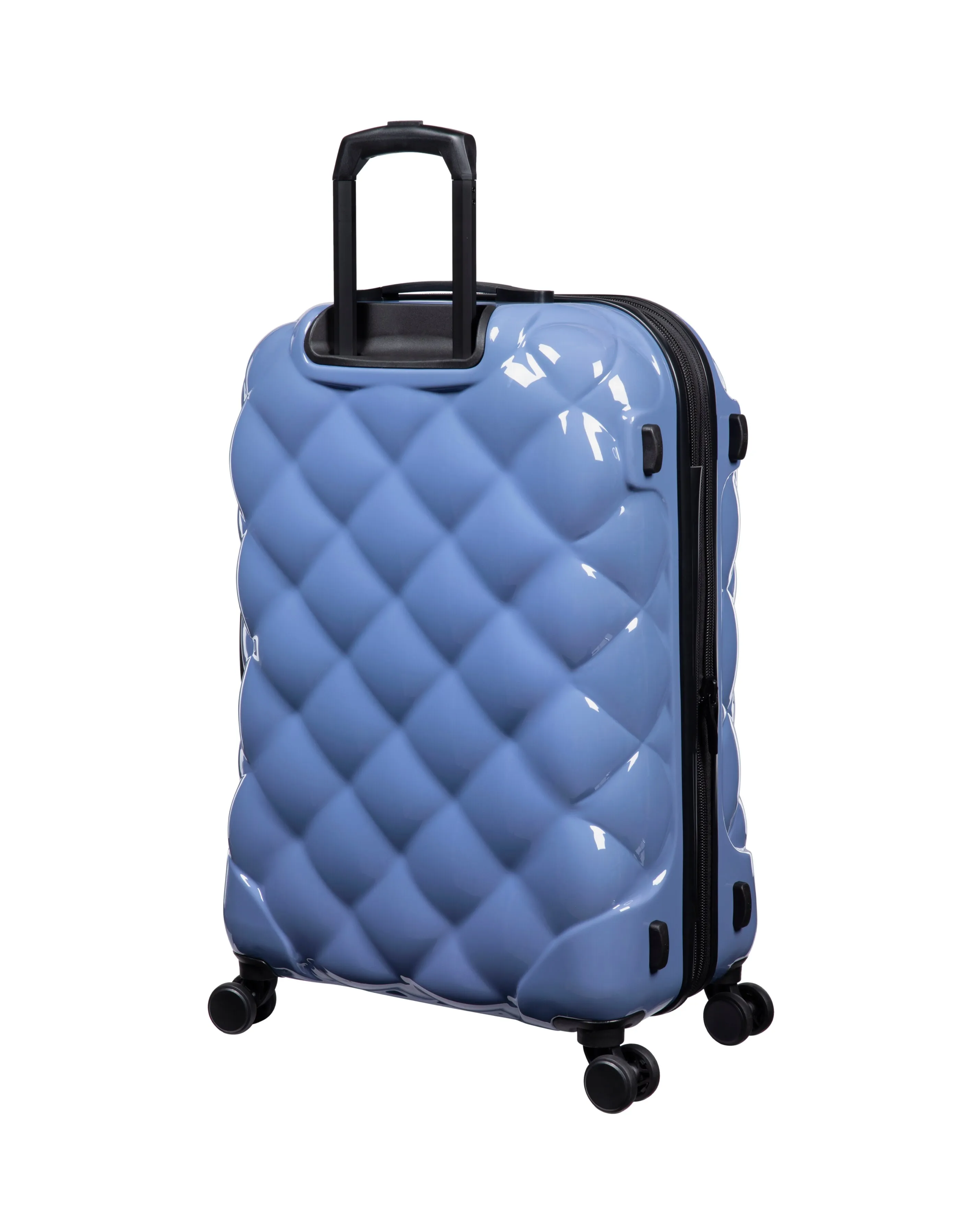 IT Luggage St Tropez Trois Elemental Blue Large Suitcase with TSA Lock | Simply Be