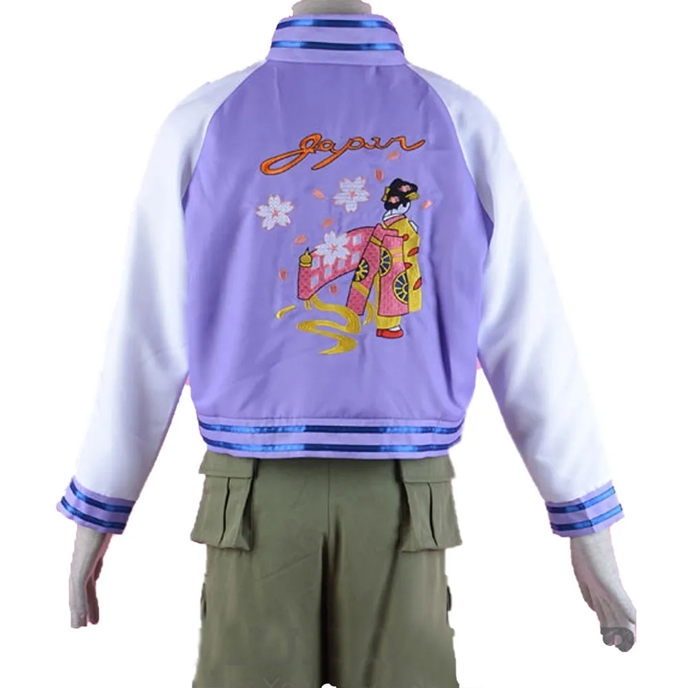 Ivan Karelin Tiger and Bunny Purple and White Jacket